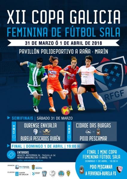 El Ourense Envialia FSF en la Fase Final de la COPA GALICIA FEMININA DE FÚTBOL SALA 2018