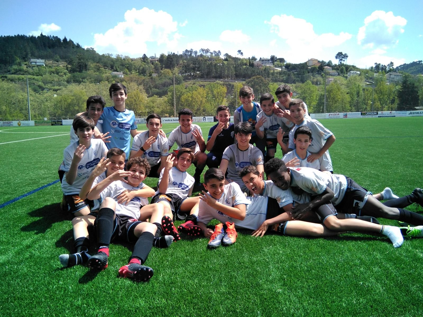 Infantil A Ourense CF 5 - 1 Areosa una victoria para finalizar terceros en la liga, un gran éxito