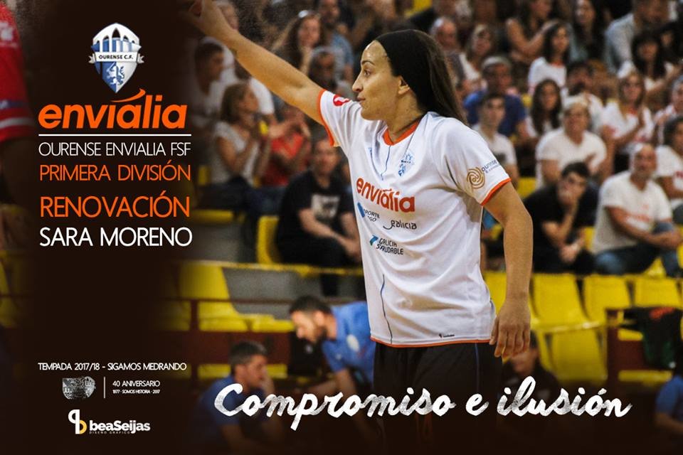 Sara Moreno seguirá jugando en el Ourense Envialia FSF