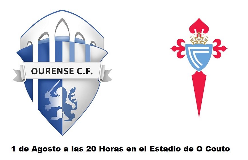 Amistoso Ourense CF RC Celta B el 1 de agosto en O Couto
