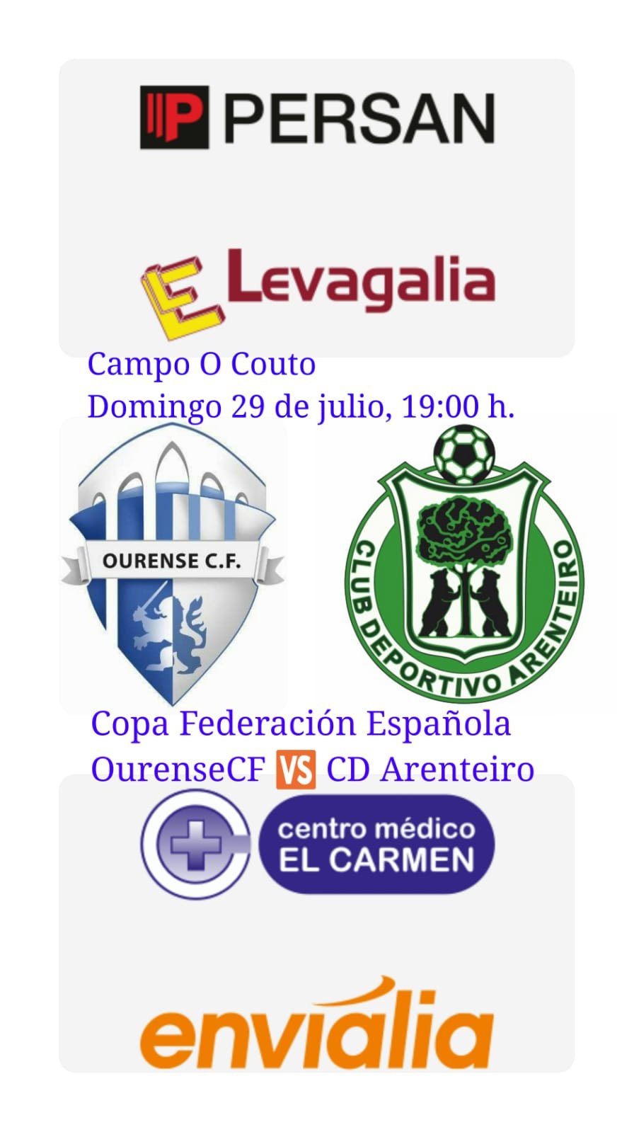 Ourense CF Vs. CD Arenteiro Copa Federación Española de Fútbol