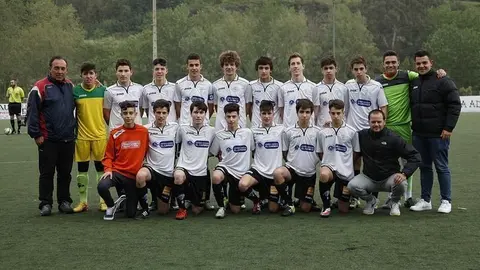 OURENSE. 07.05.2016 OIRA, FUTBOL OURENSE CF CADETES. FOTO: MIGUEL ANGEL