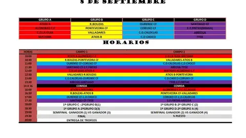 CALENDARIO Y GRUPOS ATIOS CUP IV ALEVINES 2018