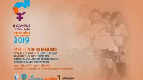 campus futbol sala ourense envialia
