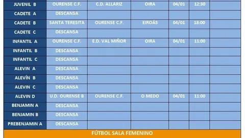 Horarios_Partidos_Fin_de_Semana_04_y_05_de_Enero_2020