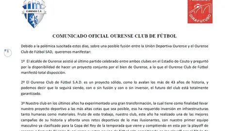 comunicado