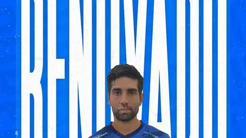 Manu Morgade renovaci&oacute;n Ourense CF