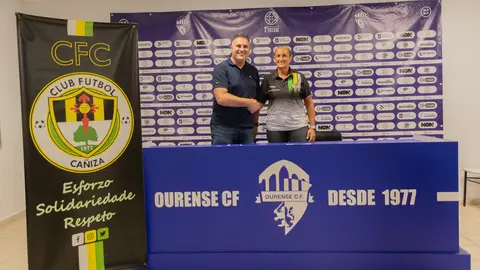Acuerdo Ourense CF CF Ca&ntilde;iza