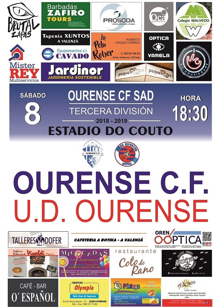 cartel 6 o Derbi do Miño 