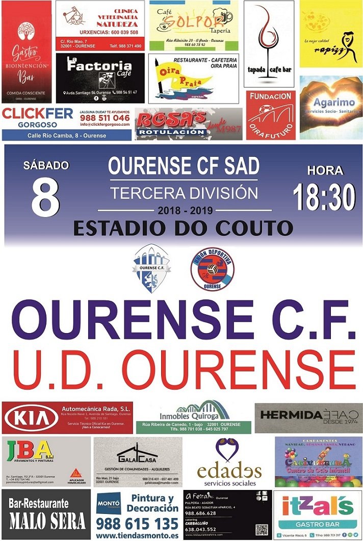 cartel o Derbi do Miño Ponte 
