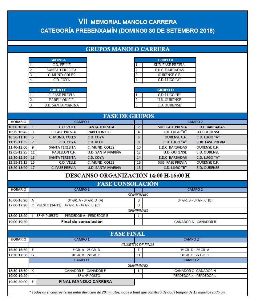 prebenjamin 30 septiembre Manolo Carrera 2018
