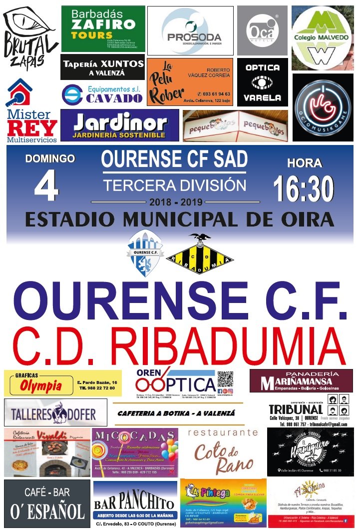 Ourense Ribadumia cartel 1