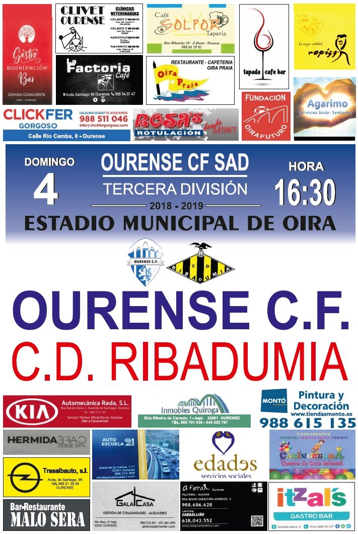 Ourense Ribadumia cartel 2