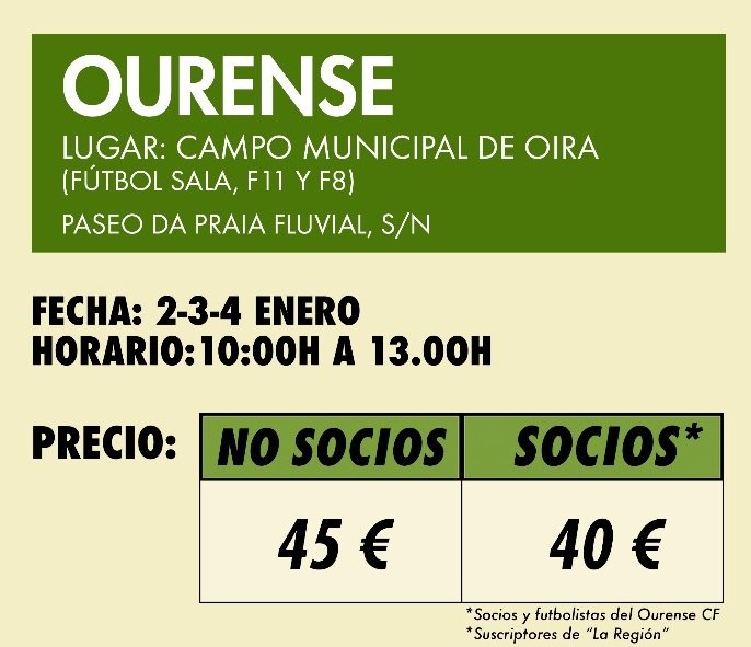 Campus de Navidad Ourense_CF fechas precios