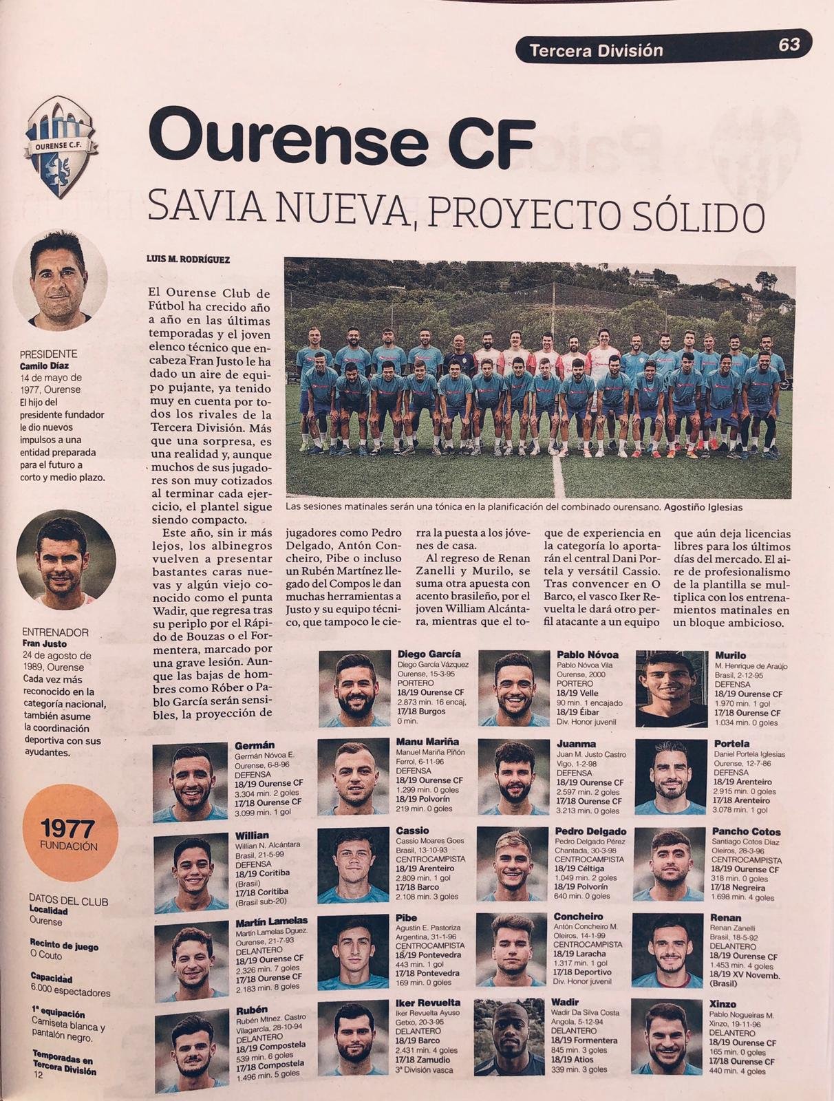 OURENSE CF LA VOZ DE GALICIA