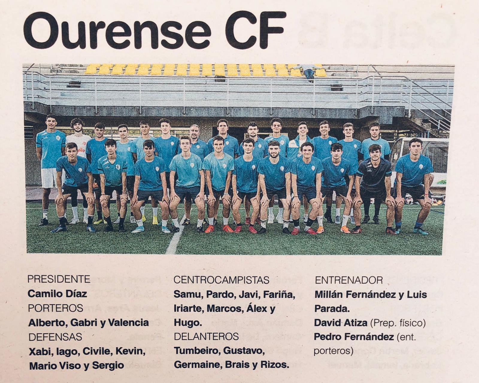 Juvenil A Ourense CF La Voz de Galicia
