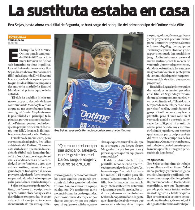 bea Seijas prensa