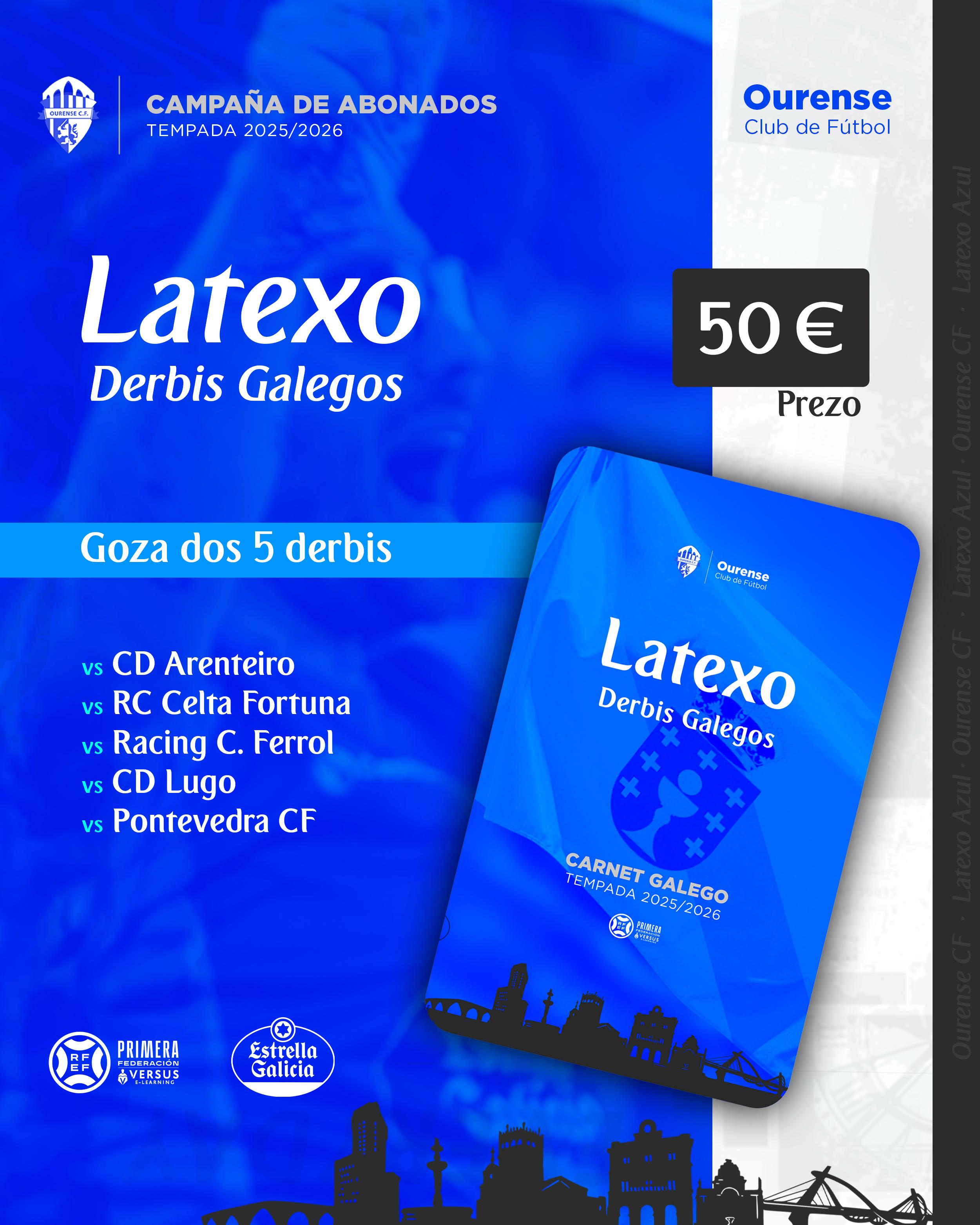 Latexo derbis galegos prezo